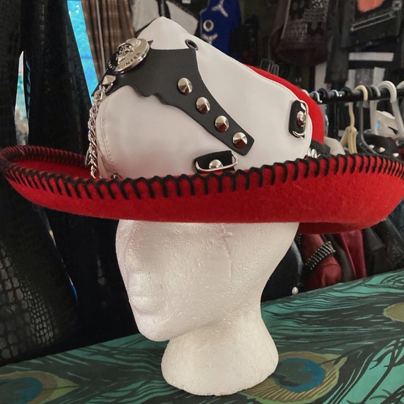 Custom Red Goth Hat main image 7